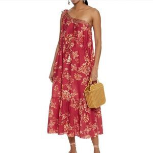 Jets Australia One Shoulder Floral Maxi Dress S